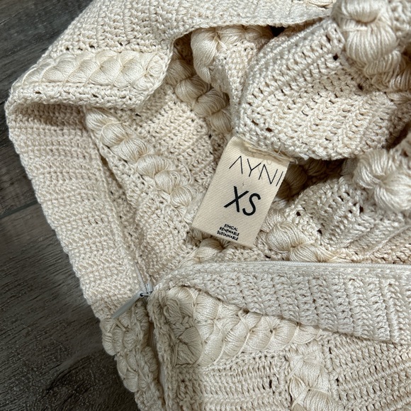 AYNI Palmara knit crochet midi dress - Picture 5 of 8